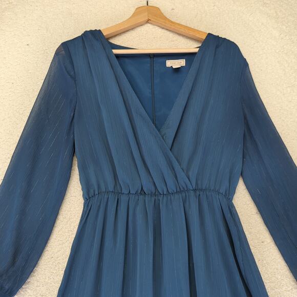 J. Crew Factory Teal Midi Dress - Picture 3 of 9